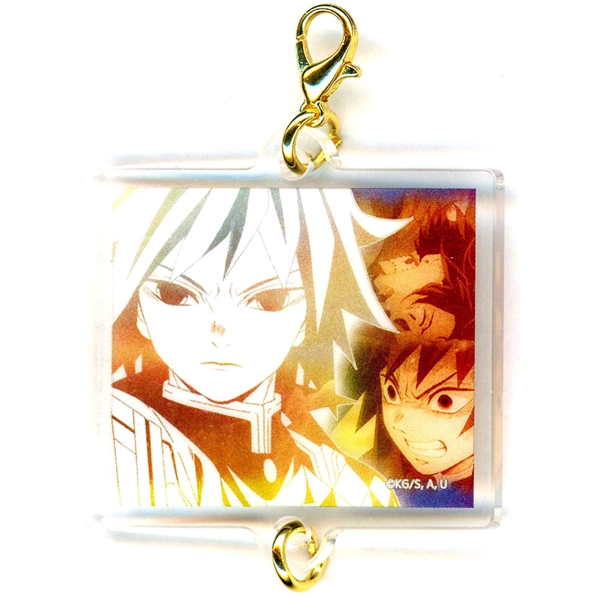 Giyu Tomioka Design 99 Demon Slayer Hashira Exhibition -To the Infinity Castle- Hashira Hyakkei Kizuna Acrylic Charm 15 [USED]