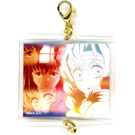Muichiro Tokito Design 90 Demon Slayer Kimetsu no Yaiba Hashira Exhibition Kizuna Acrylic Charm 15 [USED]