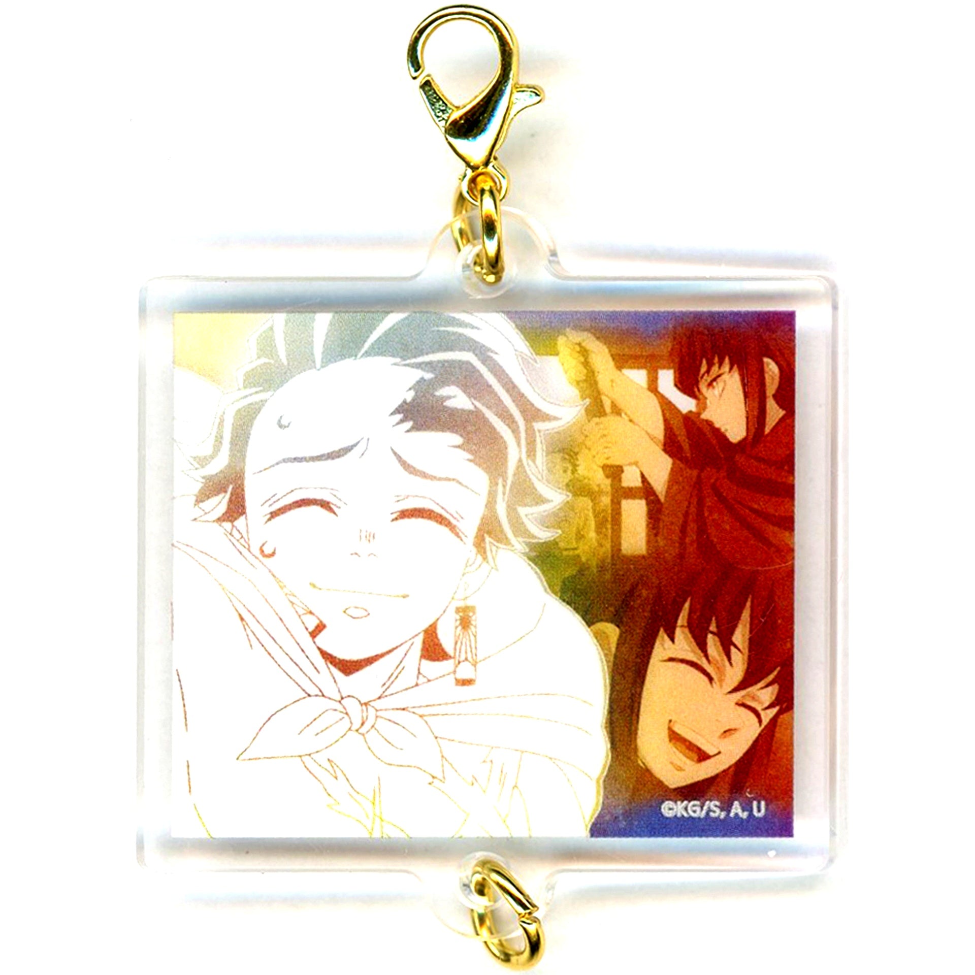 Muichiro Tokito Design 97 Anime Demon Slayer Kimetsu no Yaiba Hashira Exhibition Hashira Hyakkei Kizuna Acrylic Charm 15 [USED]