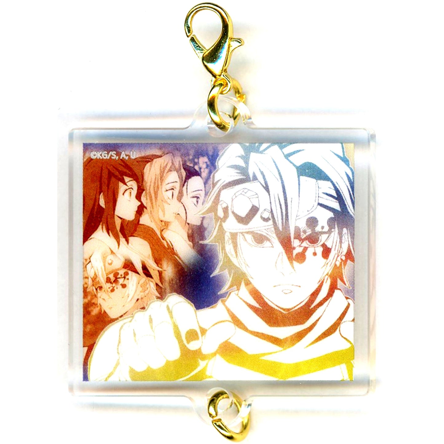 Tengen Uzui Design 92 Demon Slayer Kimetsu no Yaiba Hashira Exhibition Kizuna Acrylic Charm 15 [USED]