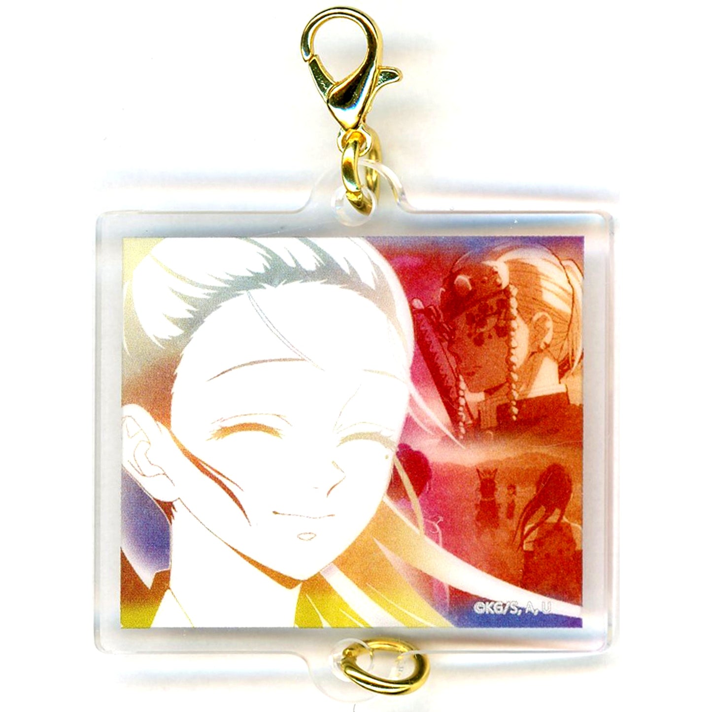 Tengen Uzui Design 94 Demon Slayer Kimetsu no Yaiba Hashira Exhibition Kizuna Acrylic Charm 15 [USED]