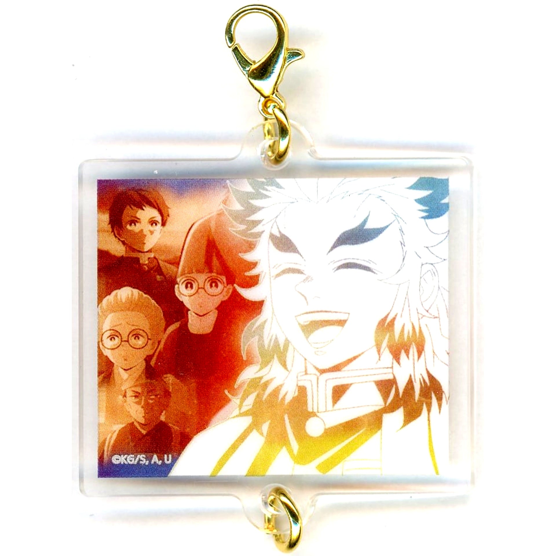 Kyojuro Rengoku Design 91 Demon Slayer Kimetsu no Yaiba Hashira Exhibition Kizuna Acrylic Charm 15 [USED]
