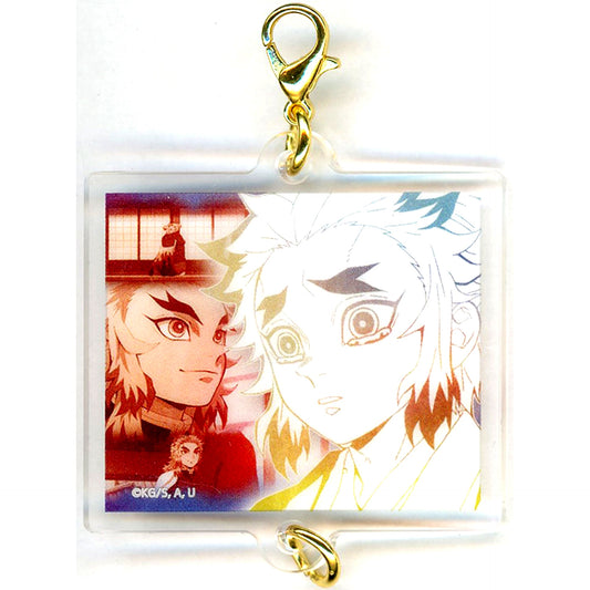 Kyojuro Rengoku Design 94 Demon Slayer Hashira Exhibition -To the Infinity Castle- Hashira Hyakkei Kizuna Acrylic Charm 15 [USED]