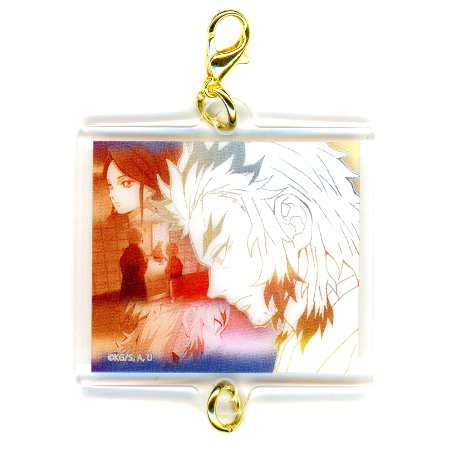 Kyojuro Rengoku Design 100 Demon Slayer Hashira Exhibition To the Infinity Castle Hashira Hyakkei Kizuna Acrylic Charm 15 [USED]