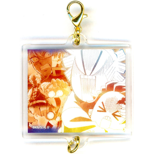 Sanemi Shinazugawa Design 90 Demon Slayer Kimetsu no Yaiba Hashira Exhibition Kizuna Acrylic Charm 15 [USED]
