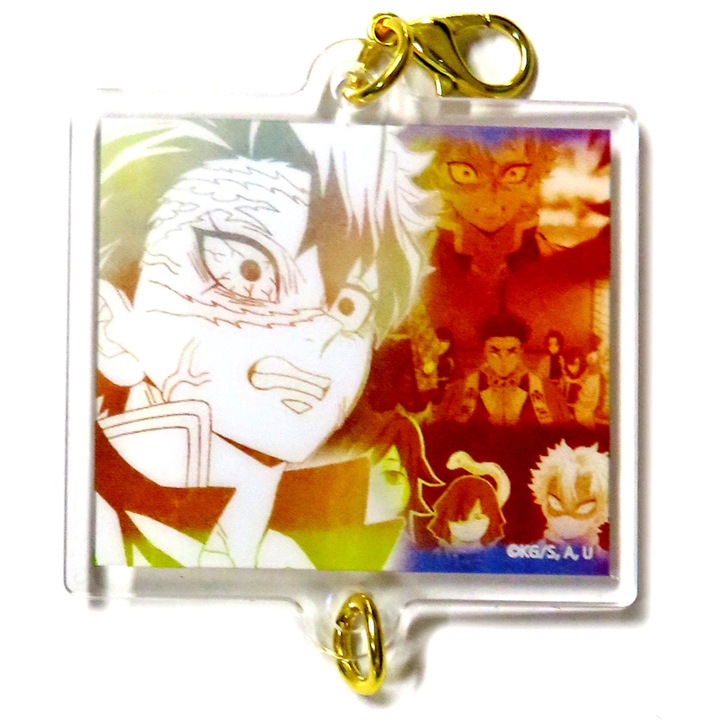 Sanemi Shinazugawa Design 92 Demon Slayer Hashira Exhibition Hashira Hyakkei Kizuna Acrylic Charm 15 [USED]