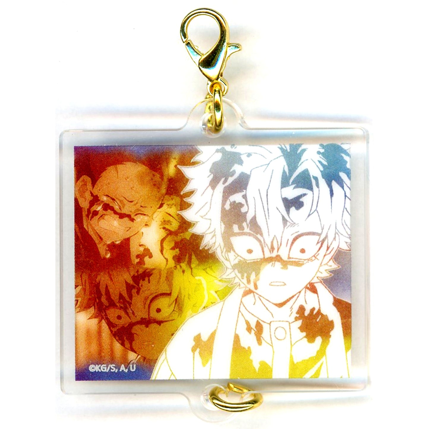 Sanemi Shinazugawa Design 93 Anime Demon Slayer: Kimetsu no Yaiba Hashira Exhibition Hashira Hyakkei Kizuna Acrylic Charm 15 [USED]