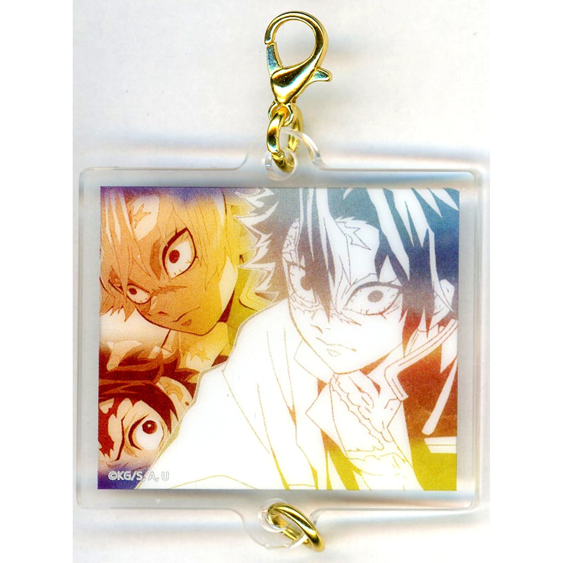 Sanemi Shinazugawa Design 94 Demon Slayer Kimetsu no Yaiba Hashira Exhibition Kizuna Acrylic Charm 15 [USED]