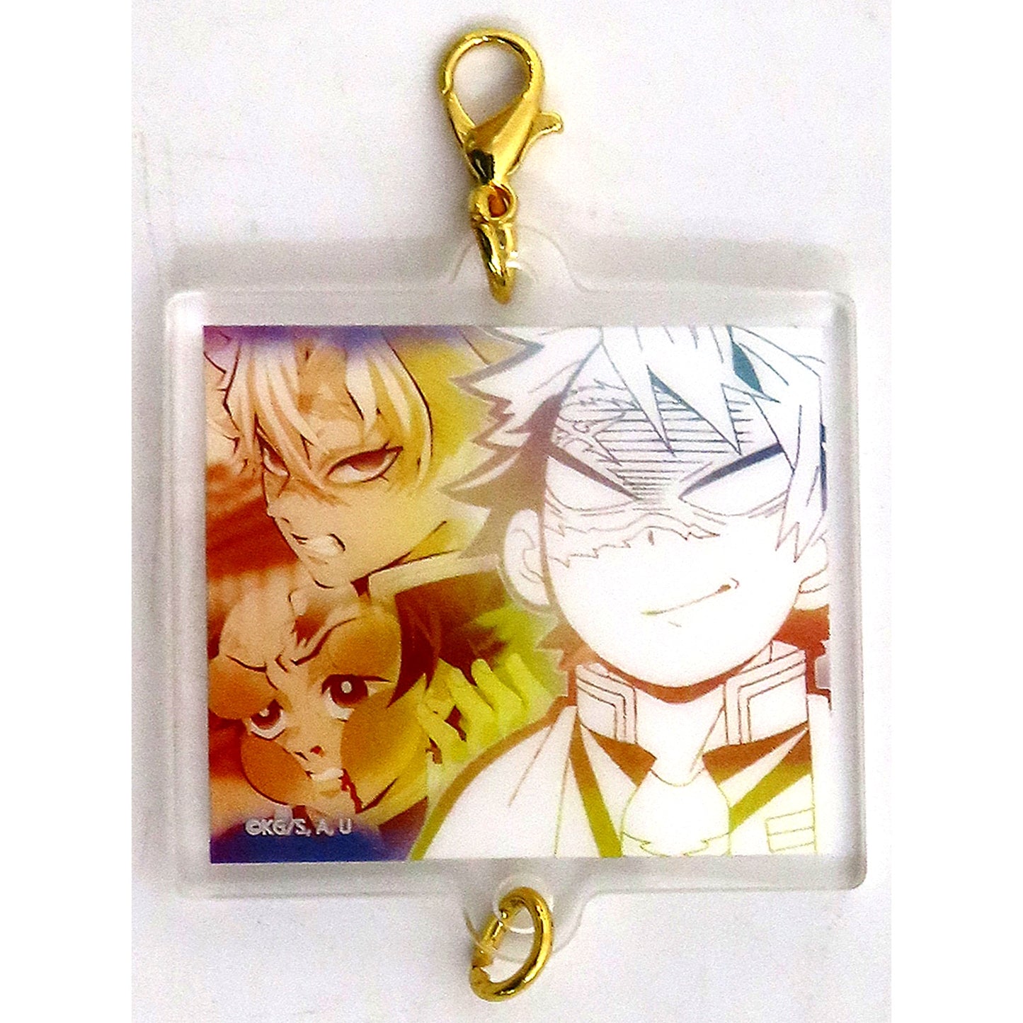Sanemi Shinazugawa Design 99 Demon Slayer Kimetsu no Yaiba Hashira Exhibition Kizuna Acrylic Charm 15 [USED]