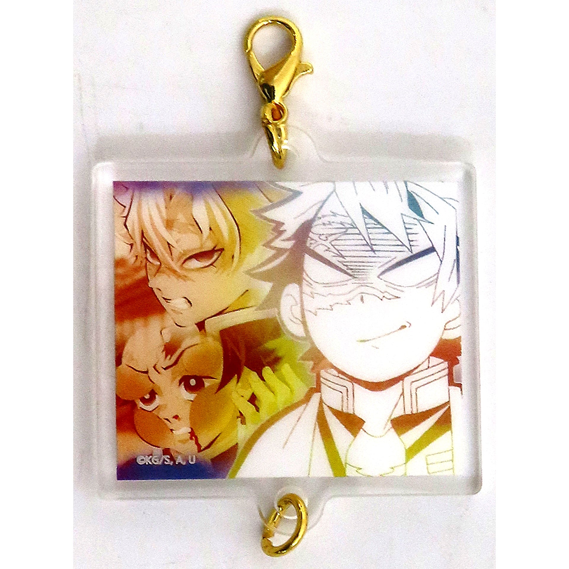 Sanemi Shinazugawa Design 99 Demon Slayer Kimetsu no Yaiba Hashira Exhibition Kizuna Acrylic Charm 15 [USED]