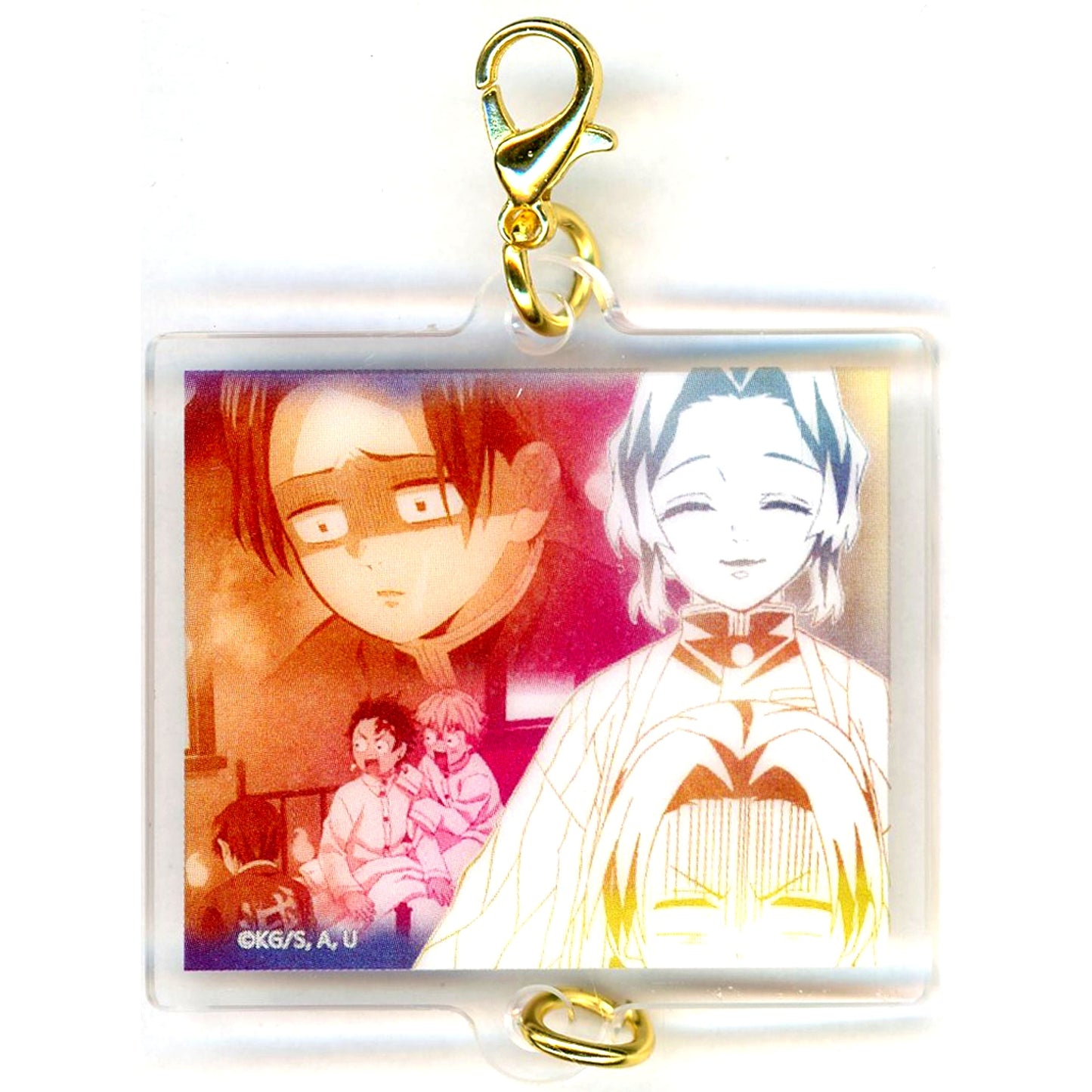 Shinobu Kocho Design 92 Anime Demon Slayer: Kimetsu no Yaiba Hashira Exhibition Hashira Hyakkei Kizuna Acrylic Charm 15 [USED]