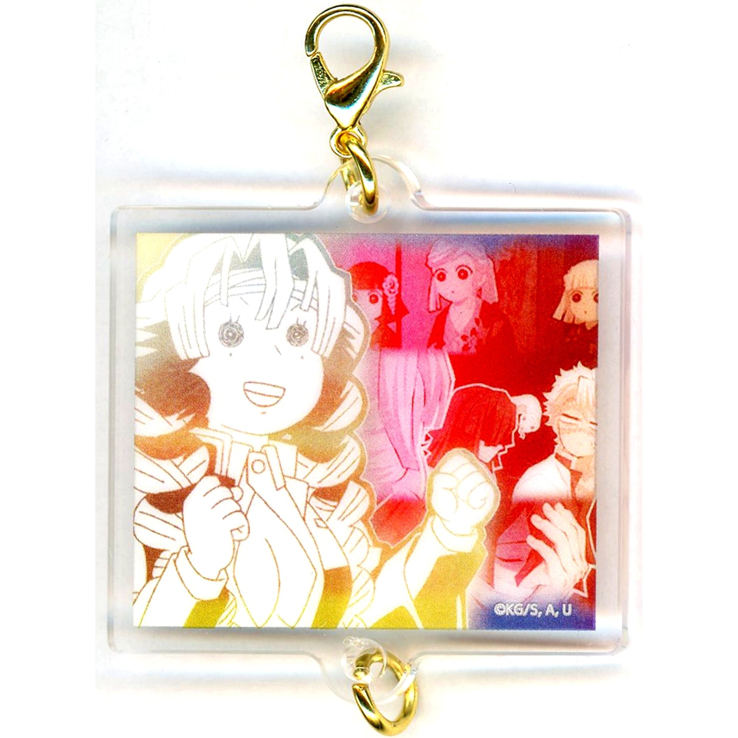 Mitsuri Kanroji Design 98 Anime Demon Slayer Kimetsu no Yaiba Hashira Exhibition Hashira Hyakkei Kizuna Acrylic Charm 15 [USED]