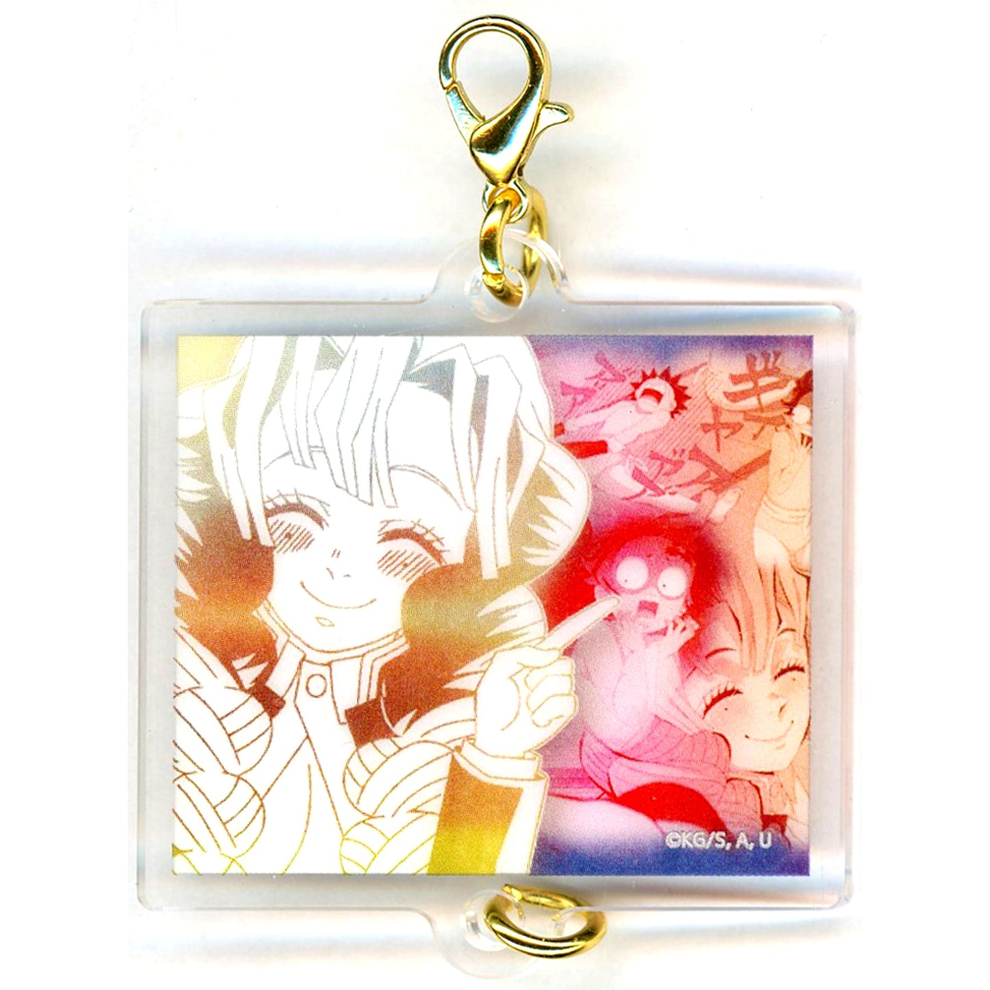 Mitsuri Kanroji Design 100 Demon Slayer Hashira Exhibition -To the Infinity Castle- Hashira Hyakkei Kizuna Acrylic Charm 15 [USED]