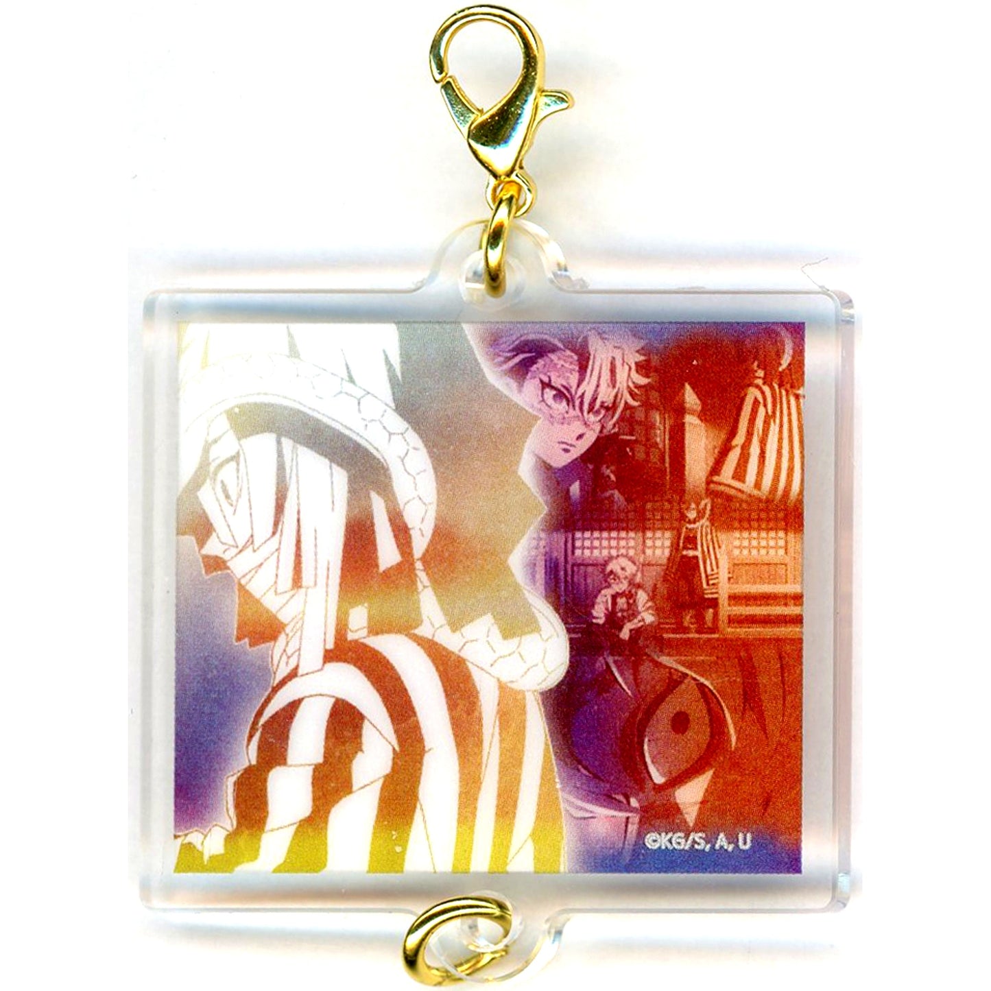 Obanai Iguro Design 100 Demon Slayer Hashira Exhibition Hashira Hyakkei Kizuna Acrylic Charm 15 [USED]