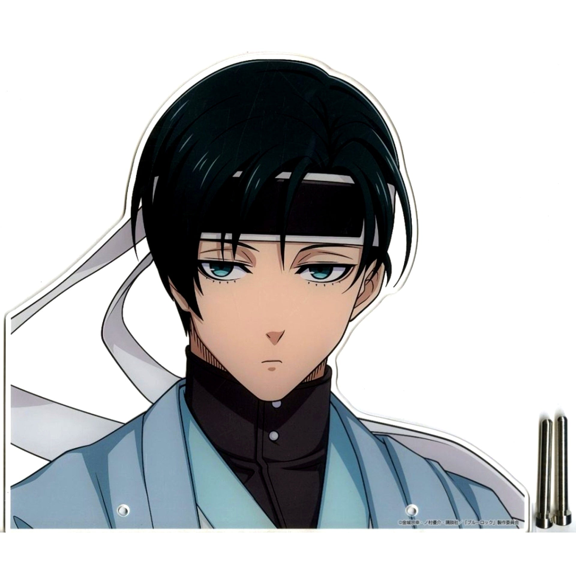 Rin Itoshi Face Acrylic Stand Blue Lock x Lawson [USED]