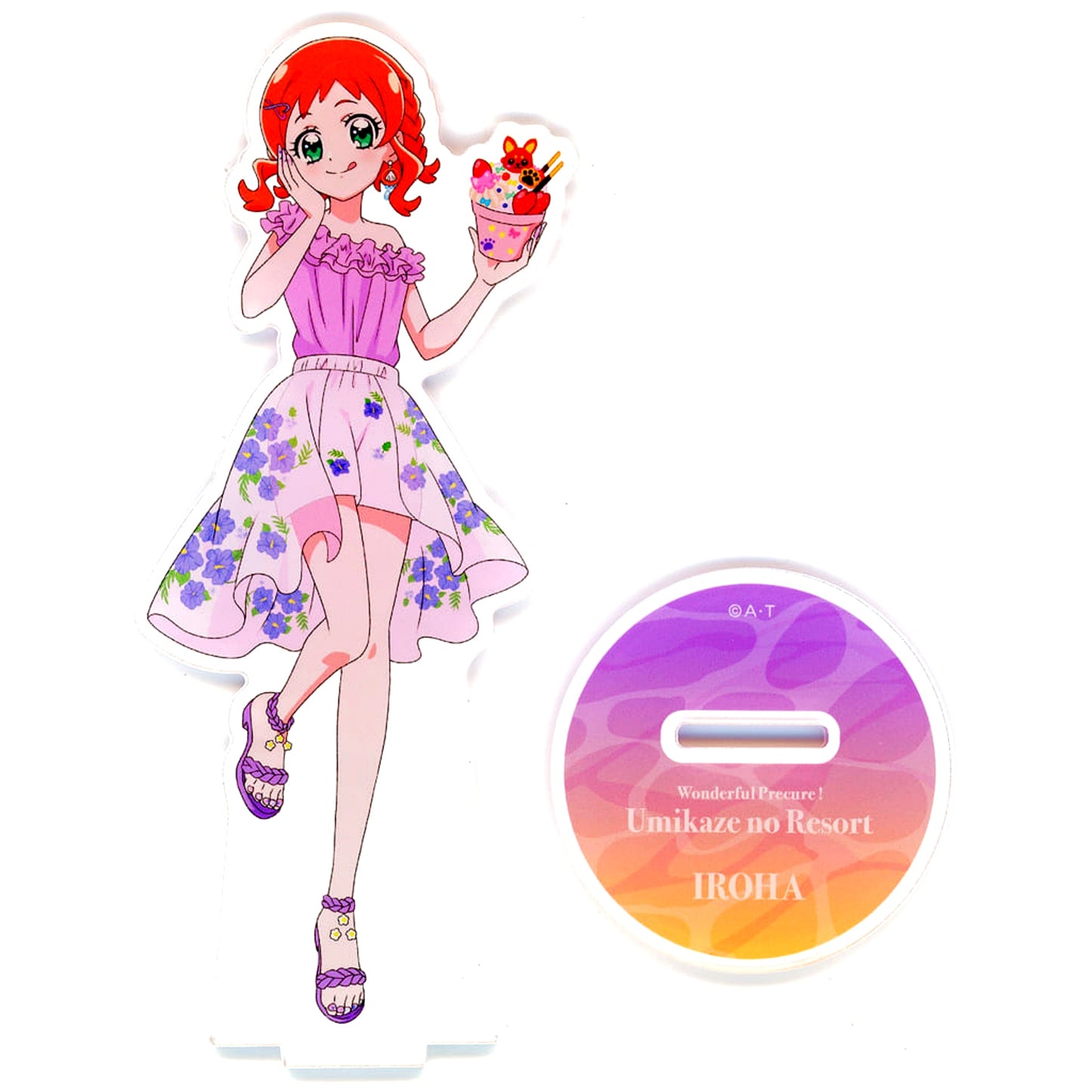 Iroha Inukai Wonderful Precure Acrylic Stand Sea Breeze Resort [USED]