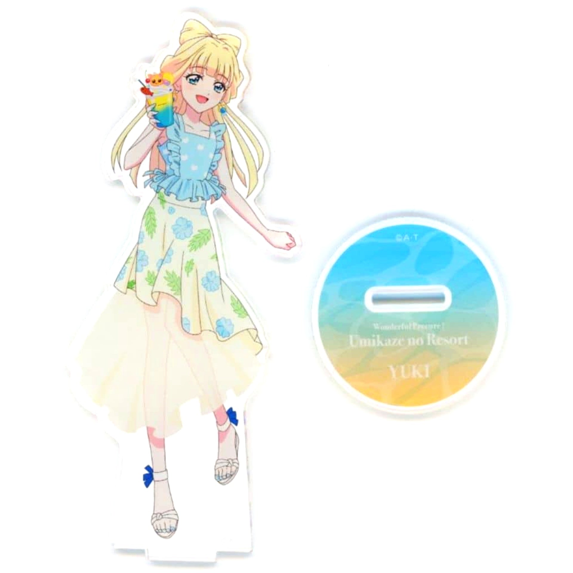 Yuki Nekoyashiki Wonderful Precure Acrylic Stand Sea Breeze Resort [USED]