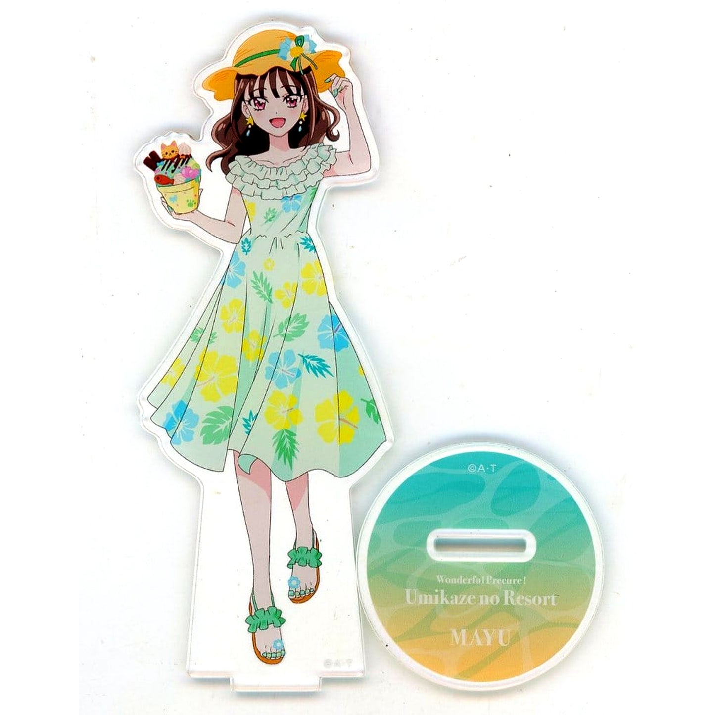 Mayu Nekoyashiki Wonderful Precure Acrylic Stand Sea Breeze Resort [USED]