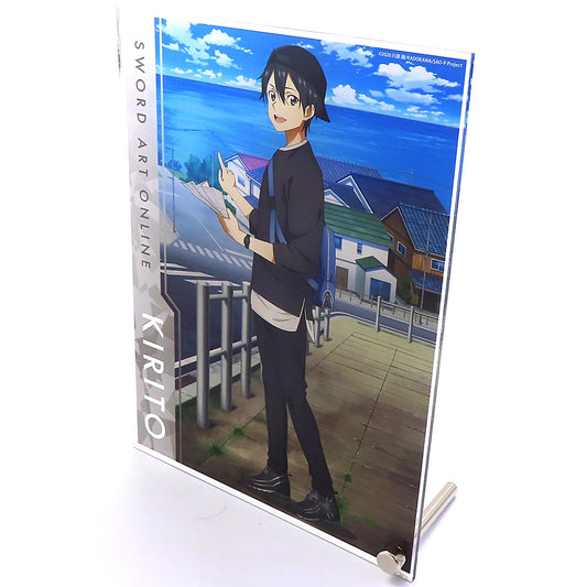 Kirito Acrylic Panel Sword Art Online Animega x Sofmap Pre-sale Fair Part 2 [USED]