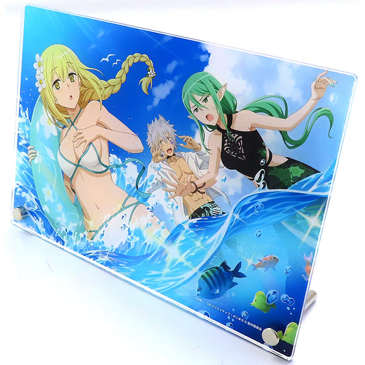 Mischief of the Waves Acrylic Plate Is It Wrong to Try to Pick Up Girls in a Dungeon? Battle Chronicle C104 Goods [USED]