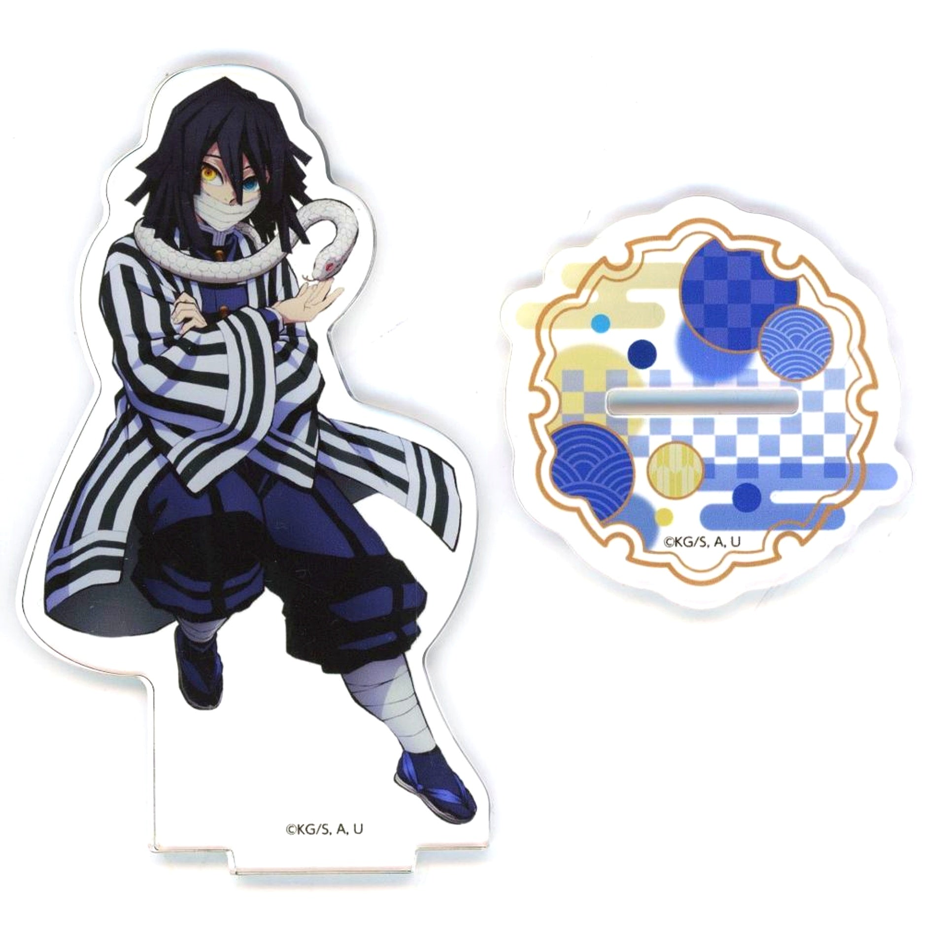 Obanai Iguro Acrylic Mascot 2024 Ver. Demon Slayer Total Concentration Exhibition Swordsmith Village Arc Hashira Training Arc [USED]