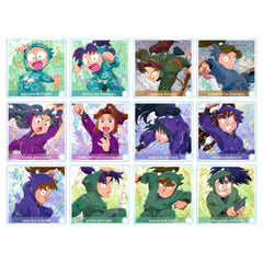 Set of 12 Nintama Rantaro Trading grunge CANVAS Acrylic Stand Panel Ver. A [USED]