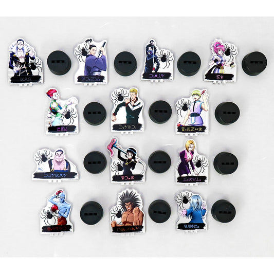 Set of 13 E Prize Lid Mascot Web Kuji Hunter x Hunter Vol. 5 The Phantom Troupe [USED]