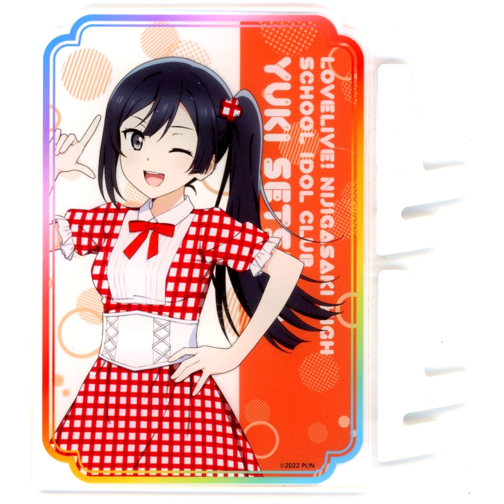 Setsuna Yuki A Prize Acrylic Board NTT Docomo x Movie Love Live! Nijigasaki High School Idol Club Final Chapter Part 1 Collabo Scratch Kuji Store Limited [USED]