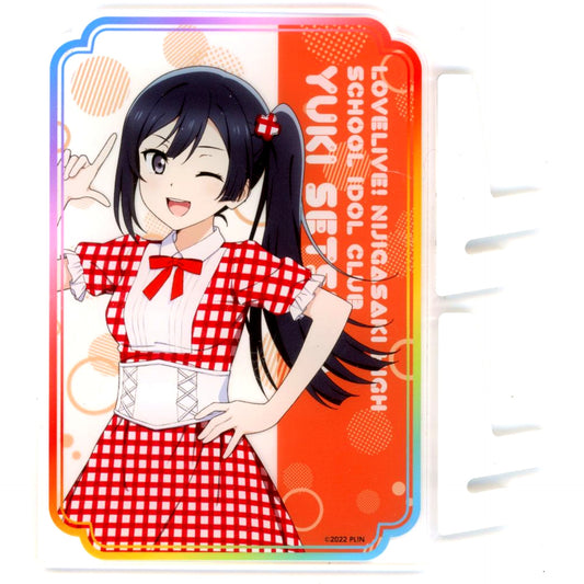 Setsuna Yuki A Prize Acrylic Board NTT Docomo x Movie Love Live! Nijigasaki High School Idol Club Final Chapter Part 1 Collabo Scratch Kuji Store Limited [USED]