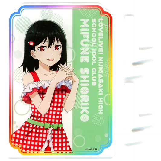 Shioriko Mifune A Prize Acrylic Board NTT Docomo x Movie Love Live! Nijigasaki High School Idol Club Final Chapter Part 1 Collabo Scratch Kuji Store Limited [USED]