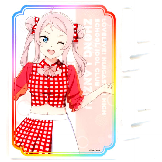 Lanzhu Zhong A Prize Acrylic Board Collabo Scratch Kuji NTT Docomo x Movie Love Live! Nijigasaki High School Idol Club Final Chapter Part 1 Store Ltd [USED]