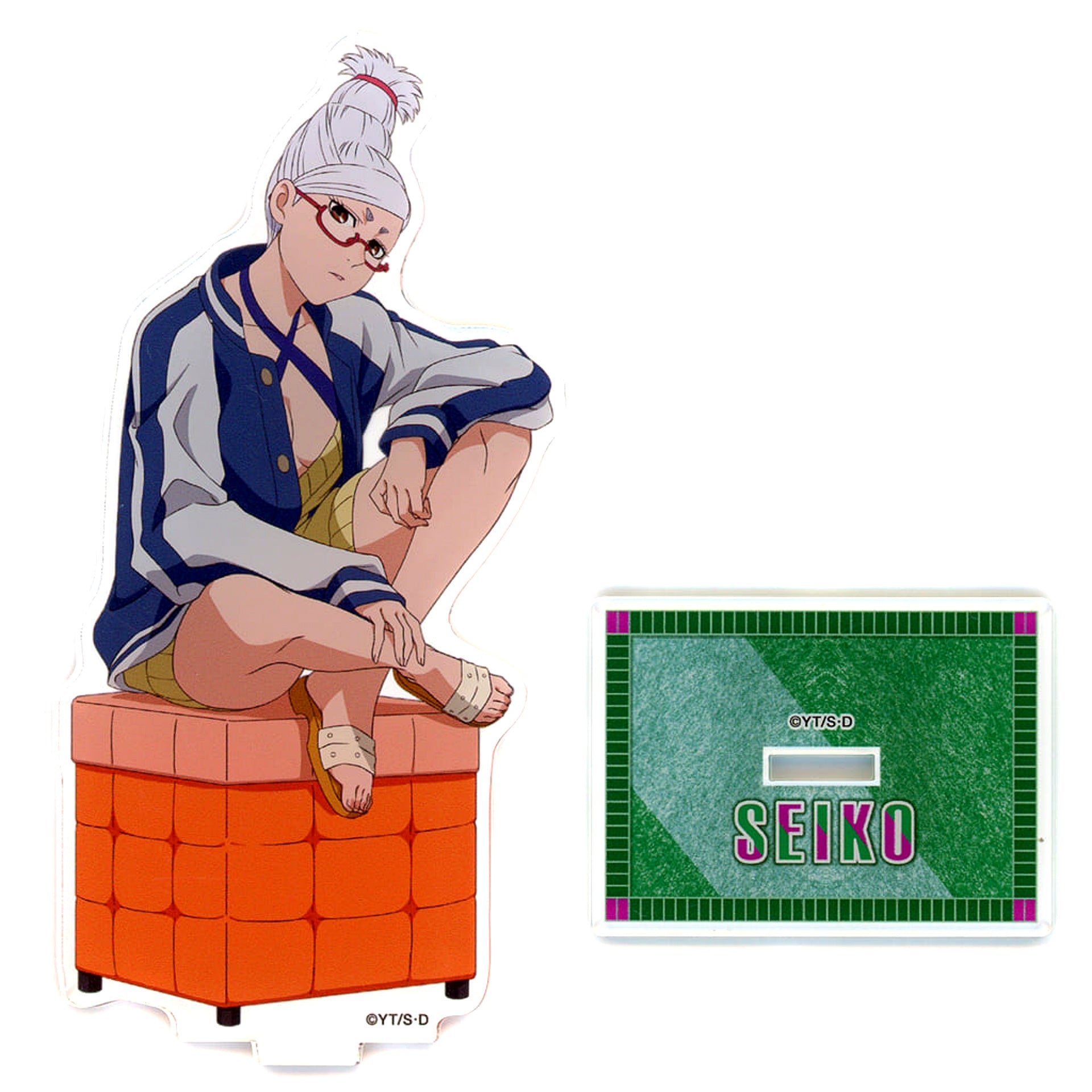 Dandadan Seiko Ayase Acrylic Stand Don Quijote Collaboration [USED]