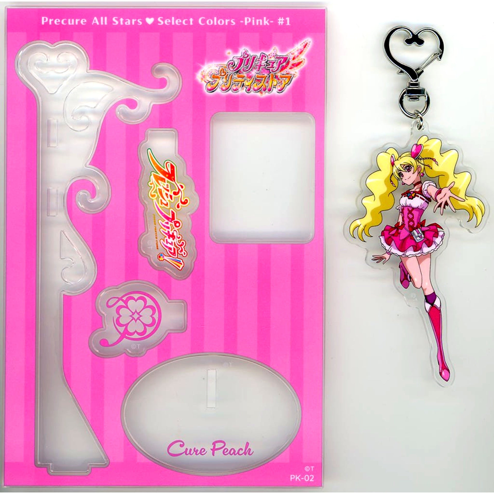 Cure Peach Pretty Cure All Stars Select Colors Pink #1 Acrylic Stand [USED]