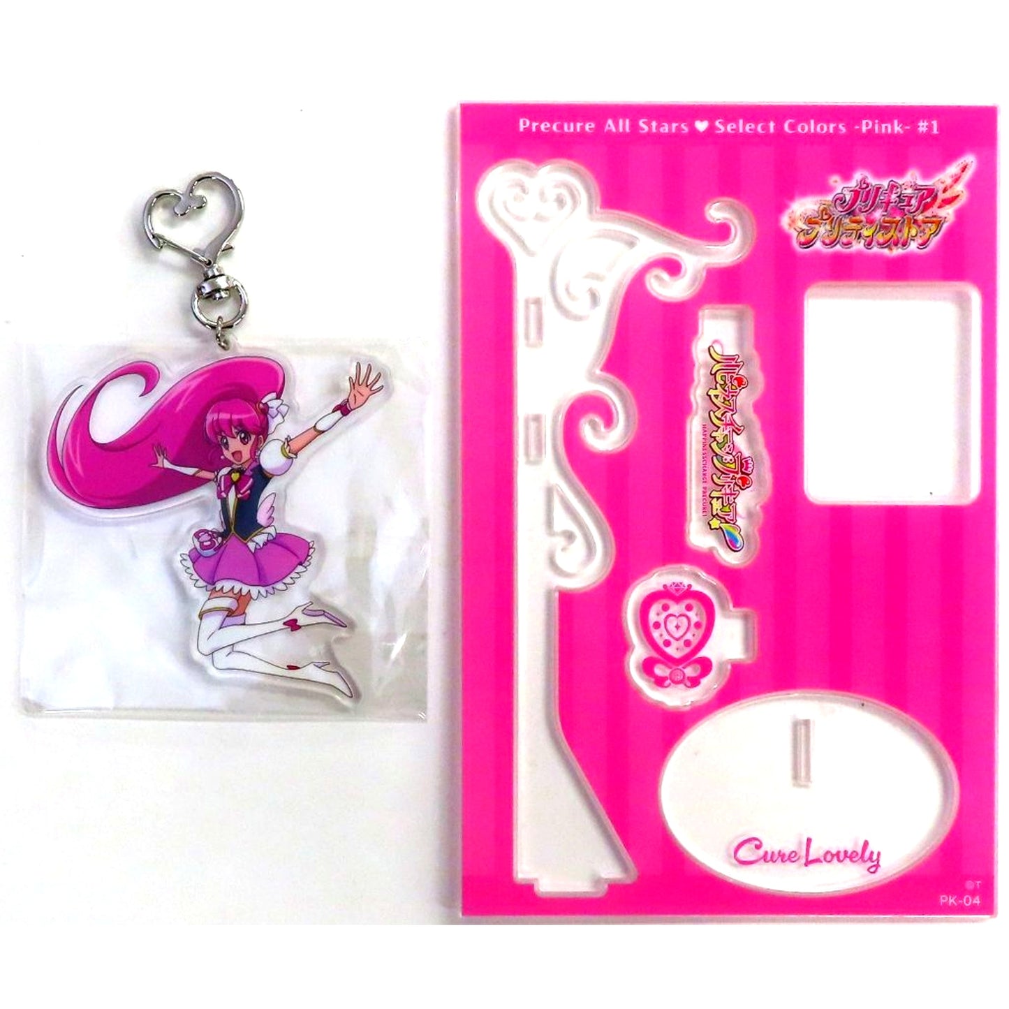 Cure Lovely Acrylic Stand Precure All Stars Select Colors-Pink- #1 [USED]