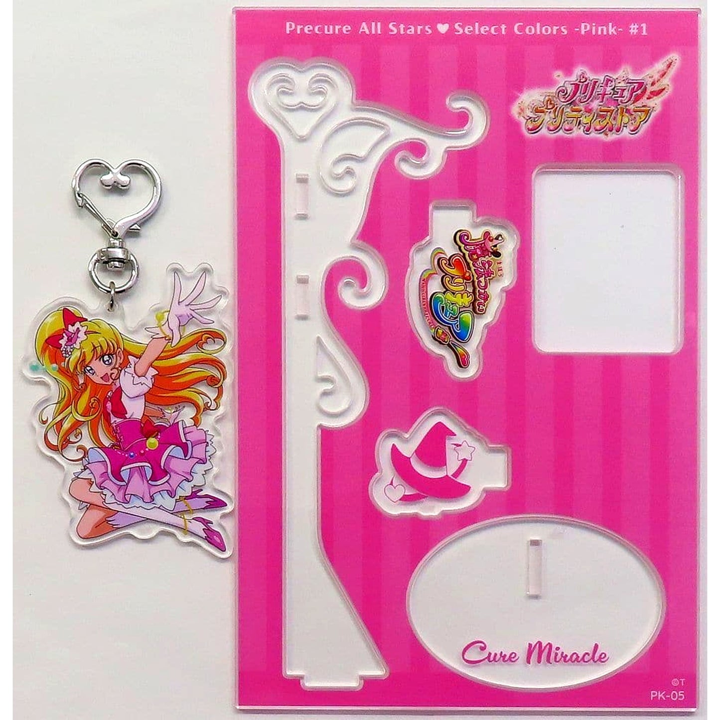 Cure Miracle Pretty Cure All Stars Select Colors-Pink- #1 Acrylic Stand [USED]