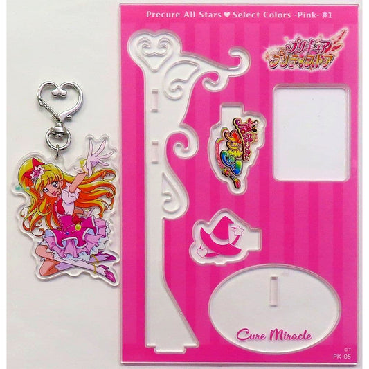 Cure Miracle Pretty Cure All Stars Select Colors-Pink- #1 Acrylic Stand [USED]
