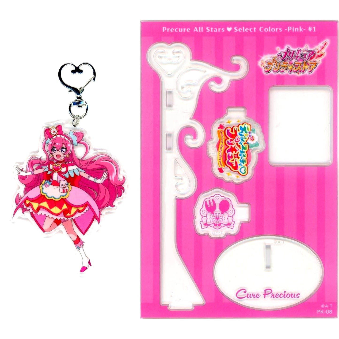 Cure Precious Precure All Stars Acrylic Stand Select Colors Pink #1 [USED]