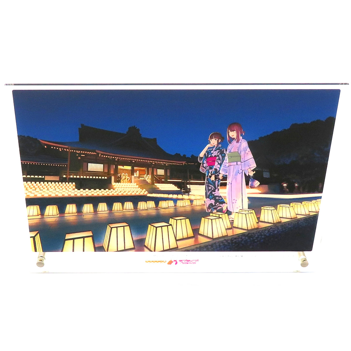 Dia Kurosawa & Ayano Toki Hattasan Soneiji Laid-Back Camp x Love Live! Sunshine!! Meets SHIZUOKA Scenery of Encounters Acrylic Art Panel POP-UP SHOP in TOKYO Daimaru Tokyo Store [USED]