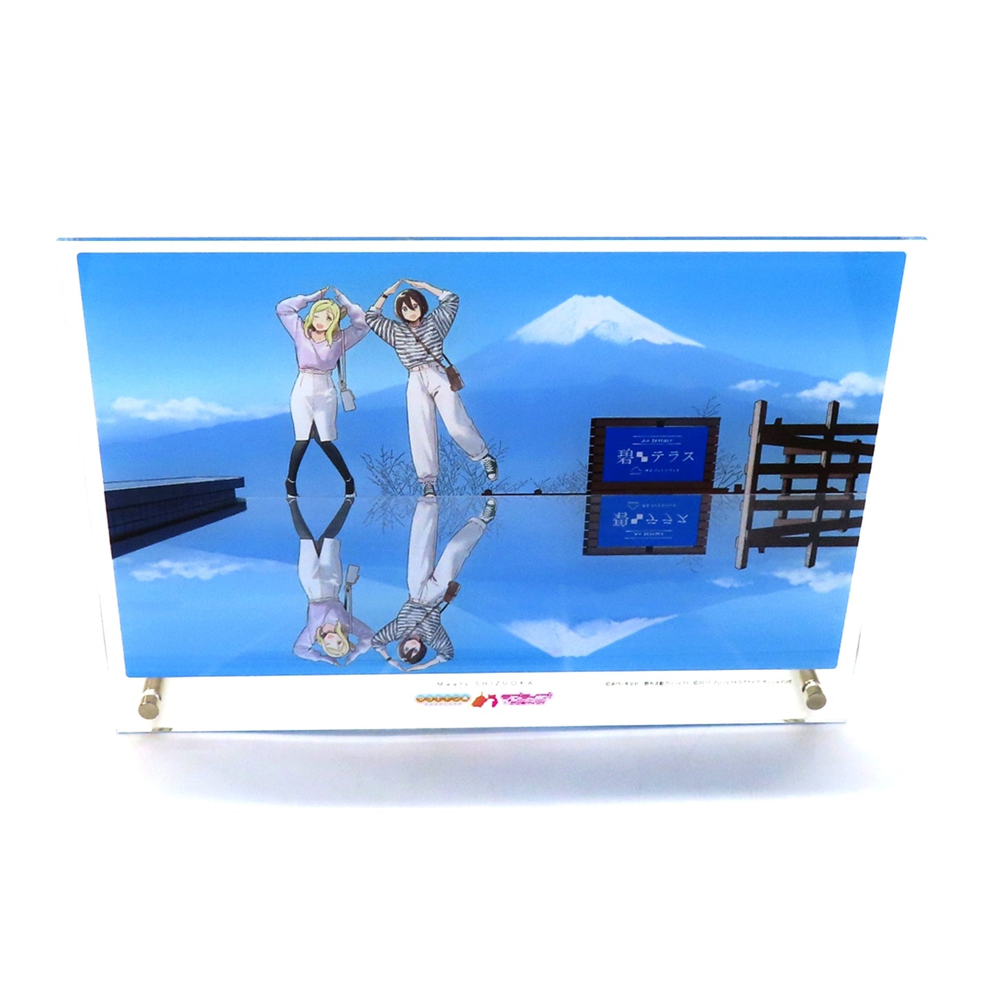 Mari Ohara & Ena Saito Izu Panorama Park Acrylic Art Panel Yuru Camp x Love Live! Sunshine!! Meets SHIZUOKA POP-UP SHOP Daimaru Tokyo Store [USED]