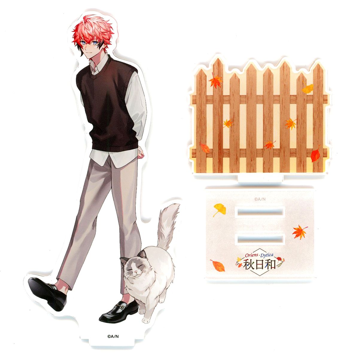 Akagi Wen Acrylic Stand Virtual YouTuber Nijisanji Oriens & Dytica x Karaoke Manekineko Akibiyori [USED]