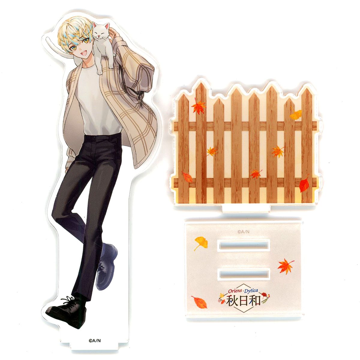 Hibachi Mana Acrylic Stand Virtual YouTuber Nijisanji Oriens & Dytica x Karaoke Manekineko Akibiyori [USED]