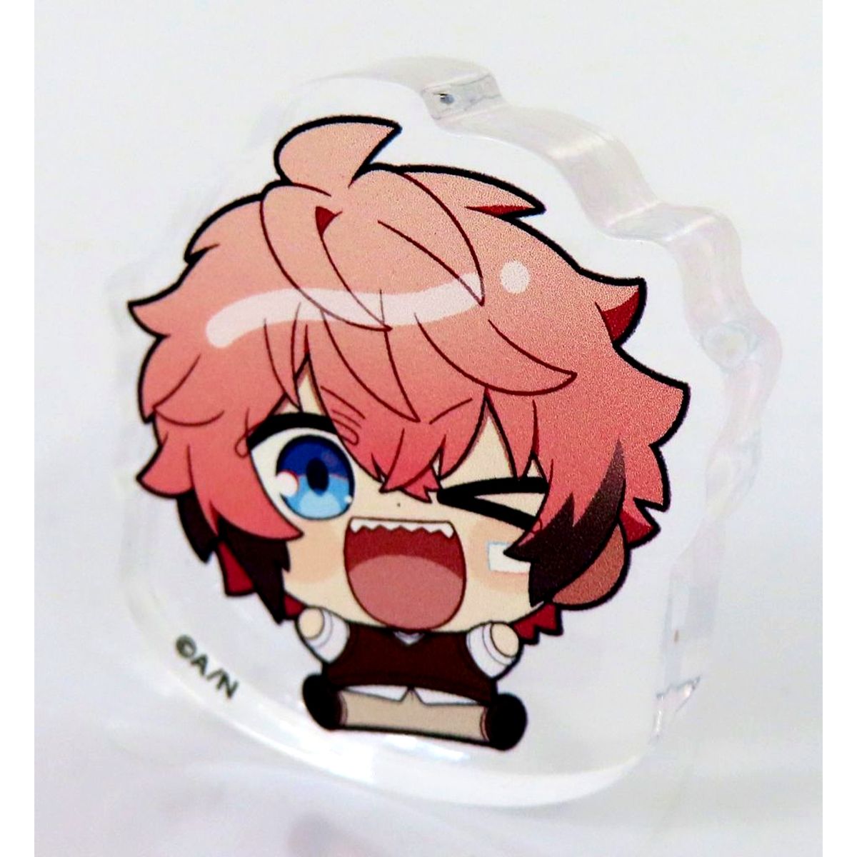 Akagi Wen Korokoro Mini Acrylic Stand Virtual YouTuber Nijisanji Oriens & Dytica x Karaoke Manekineko Akibiyori [USED]