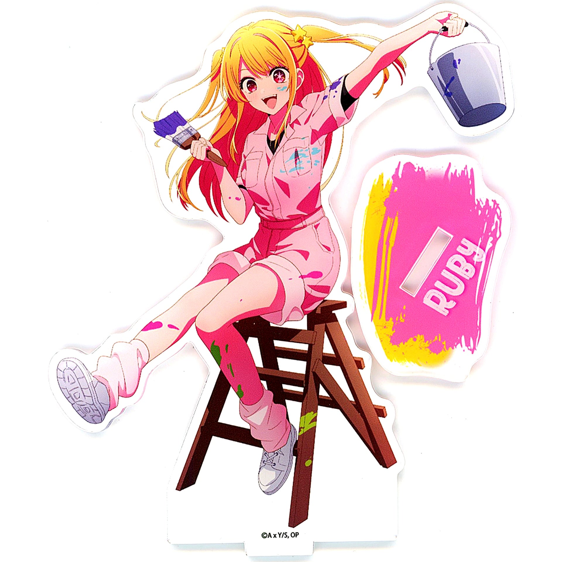 Ruby Hoshino Ruby Acrylic Stand Oshi no Ko x Karaoke Manekineko [USED]
