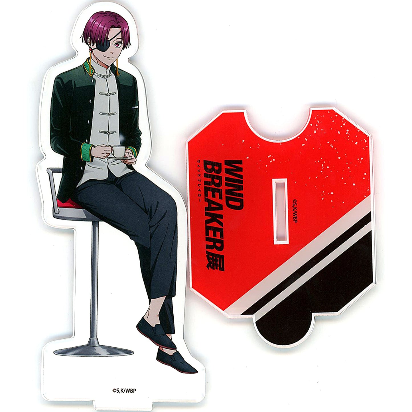 Hayato Suo Pothos Illustration Ver. Wind Breaker Exhibition Acrylic Stand [USED]