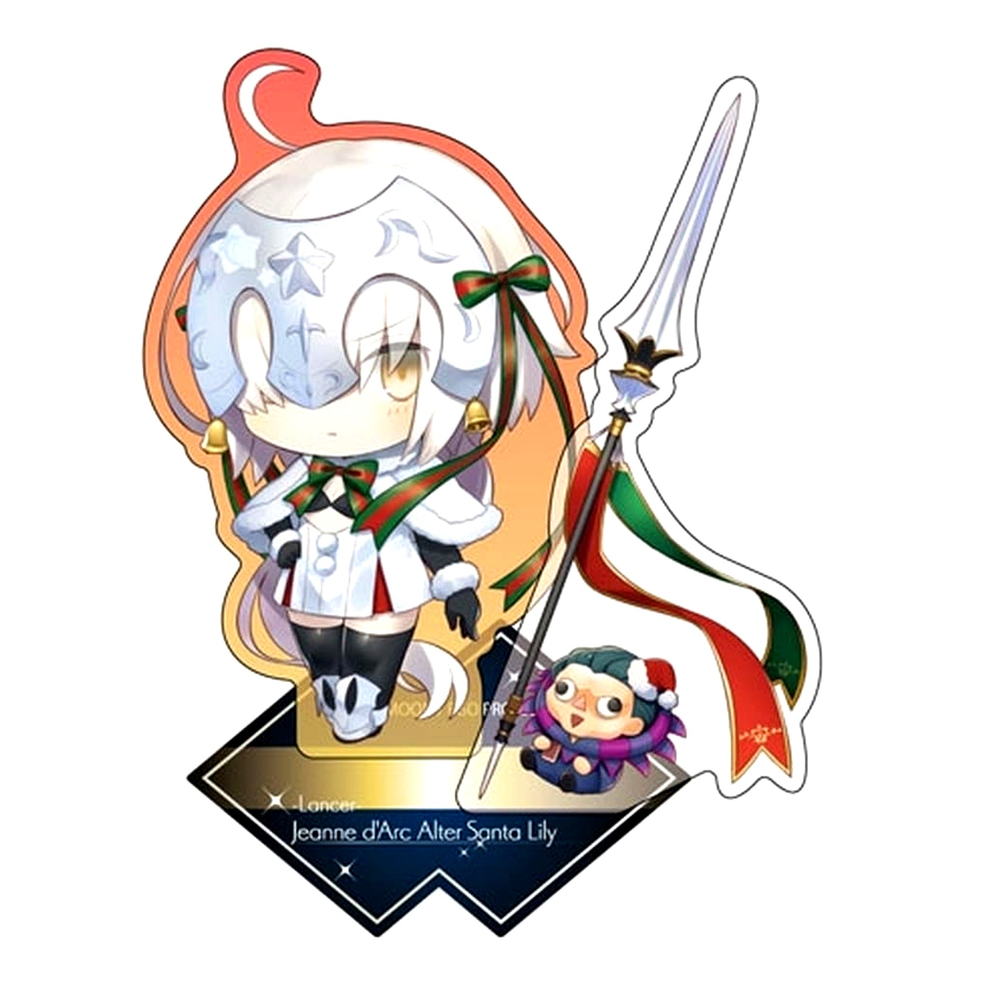Fate/Grand Order Jeanne d'Arc Alter Santa Lily Lancer Charatoria Acrylic Stand [USED]