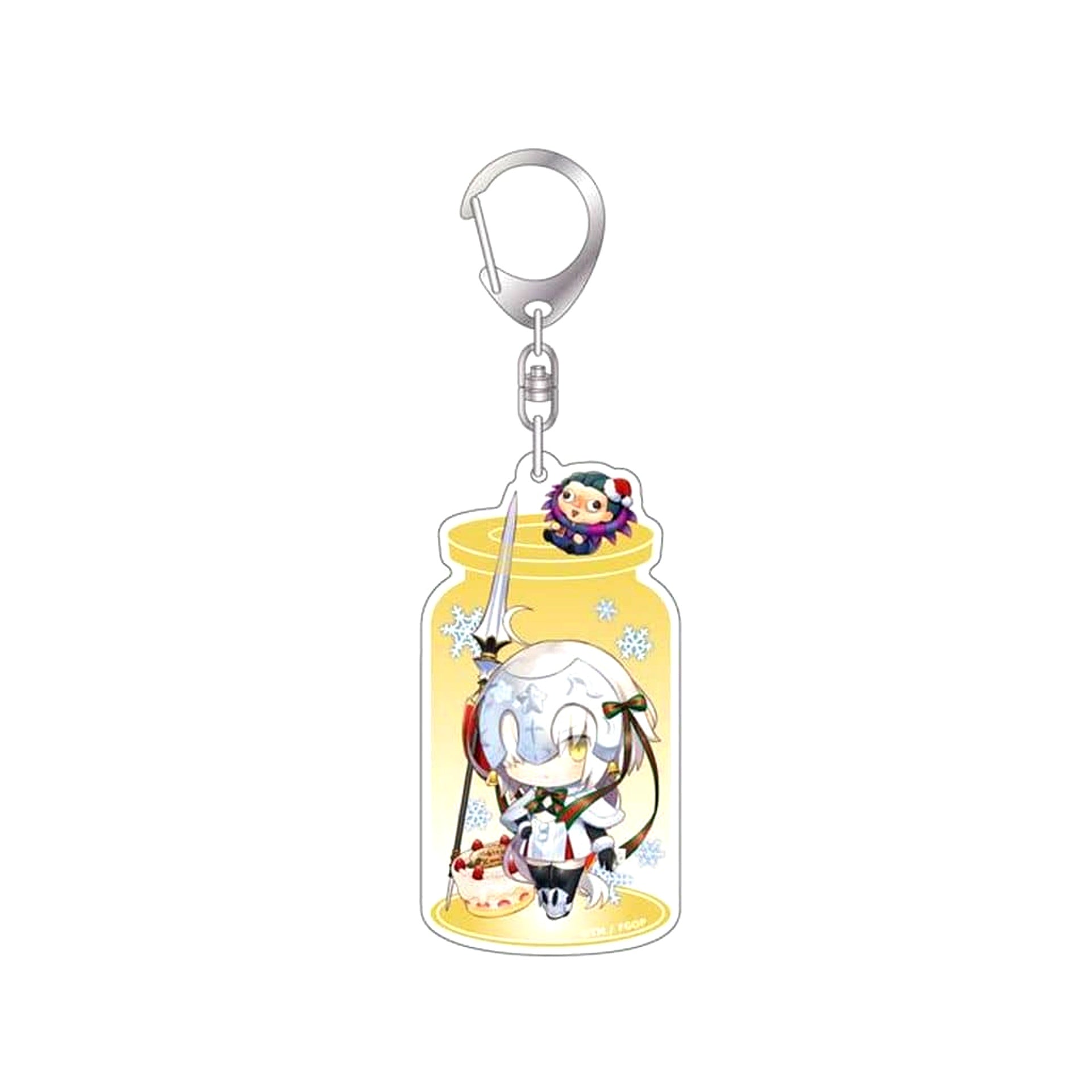 Fate/Grand Order Lancer Jeanne d'Arc Alter Santa Lily CharaToria Acrylic Keychain [USED]