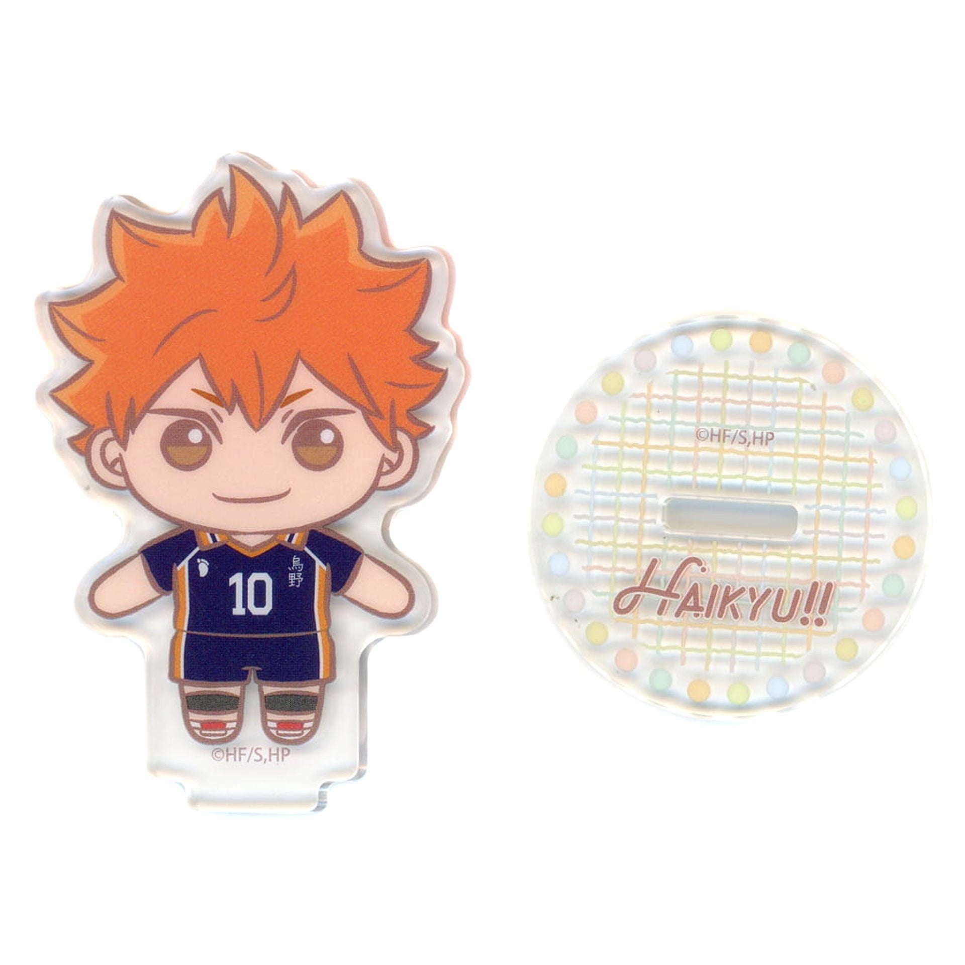 Haikyu!! Shoyo Hinata Sega Lucky Kuji Pastel Art Collection Clear Stand Prize D [USED]