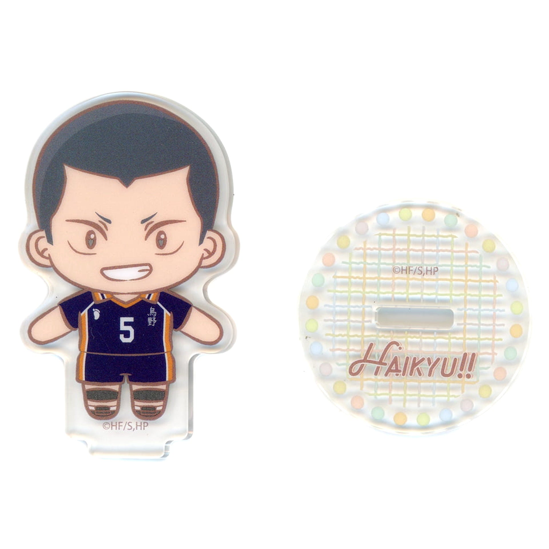 Haikyu!! Tanaka Ryunosuke Sega Lucky Kuji Pastel Art Collection Clear Stand Prize D [USED]