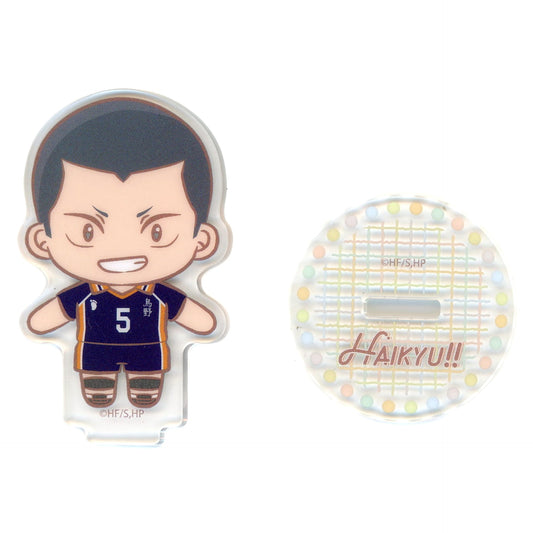 Haikyu!! Tanaka Ryunosuke Sega Lucky Kuji Pastel Art Collection Clear Stand Prize D [USED]