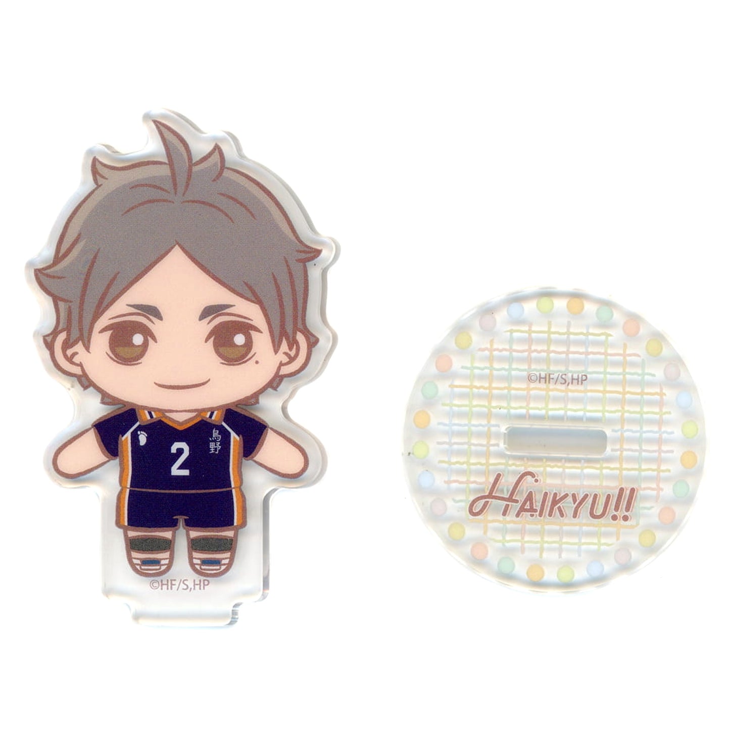 Haikyu!! Koushi Sugawara Sega Lucky Kuji Pastel Art Collection Clear Stand Prize D [USED]